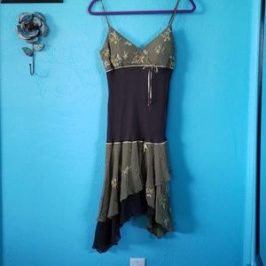 Sue Wong embroidered flower dress